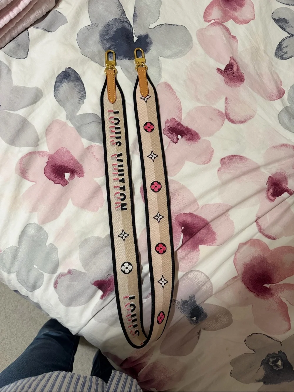 Louis Vuitton Jacquard Shoulder Guitar Strap